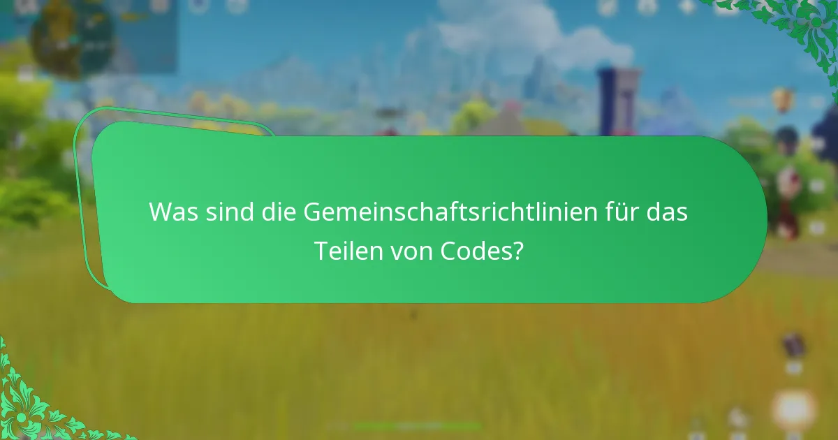 Wie teilt man Primogem-Codes sicher?