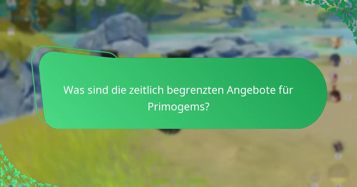 Welche speziellen Events bieten Primogems an?