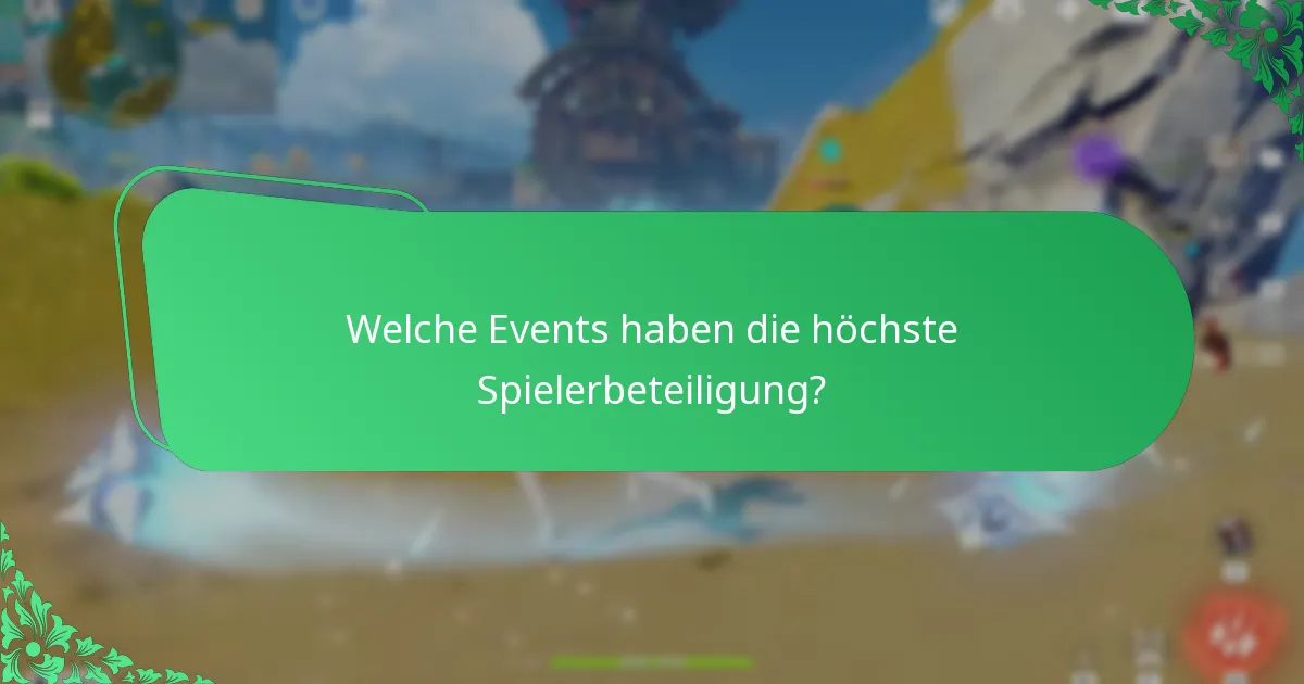 Welche Verbesserungsvorschläge haben die Spieler für zukünftige Events?
