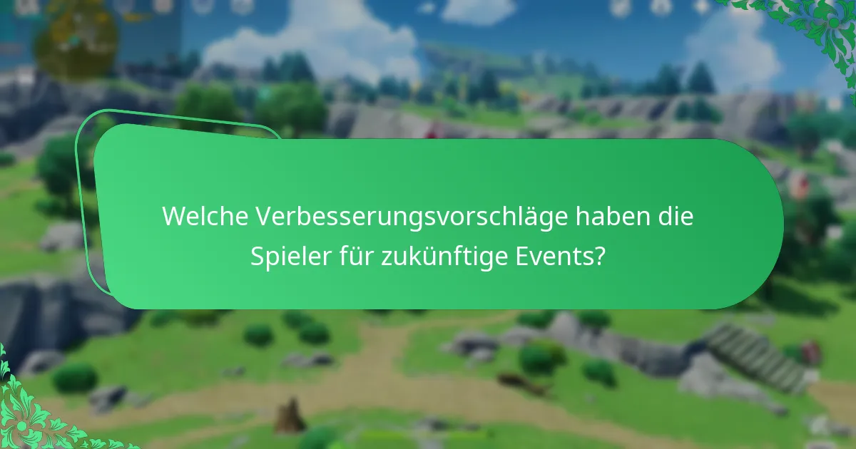 Welche Events haben die höchste Spielerbeteiligung?